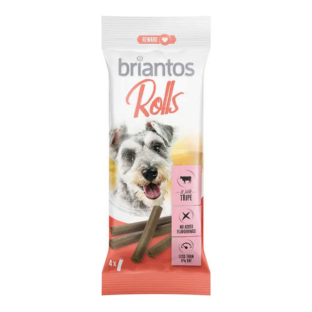 Briantos Rolls pro psy - Výhodné balení: 8 x 65 g bachor