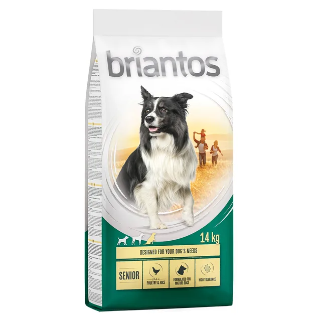 Briantos Senior s drůbežím a rýží - výhodné balení: 4 x 1 kg
