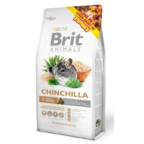 BRIT Animals Chinchilla Complete 1,5 kg krmivo pro činčily