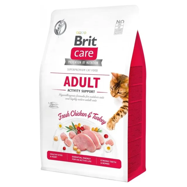 BRIT Care Cat  Adult Activity Support granule pro aktivní kočky, Hmotnost balení: 7 kg