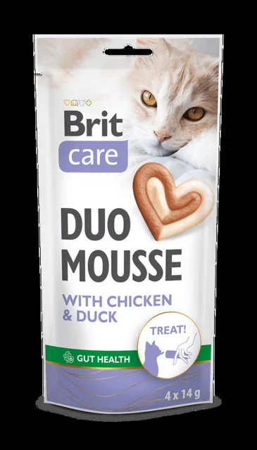 Brit Care Cat Creamy Duo Mousse with Chicken and Duck 4 x 14 g