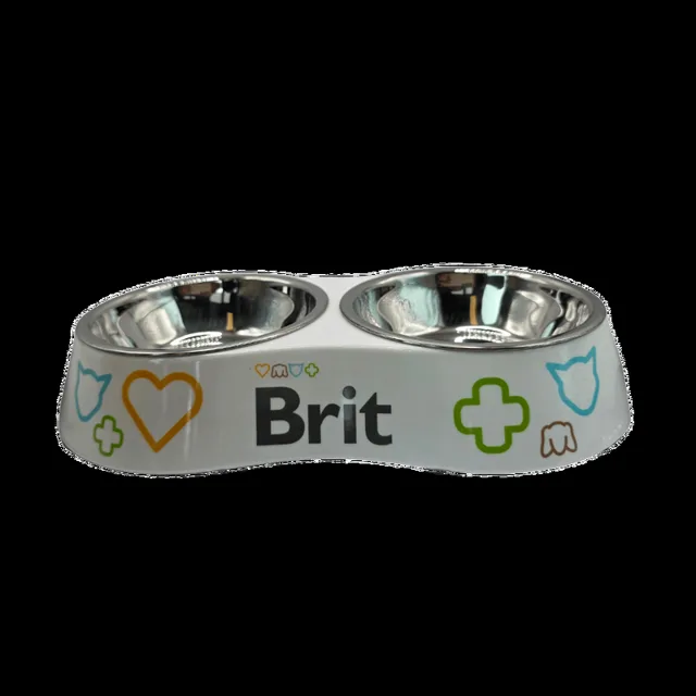 Brit Care cat double bowl