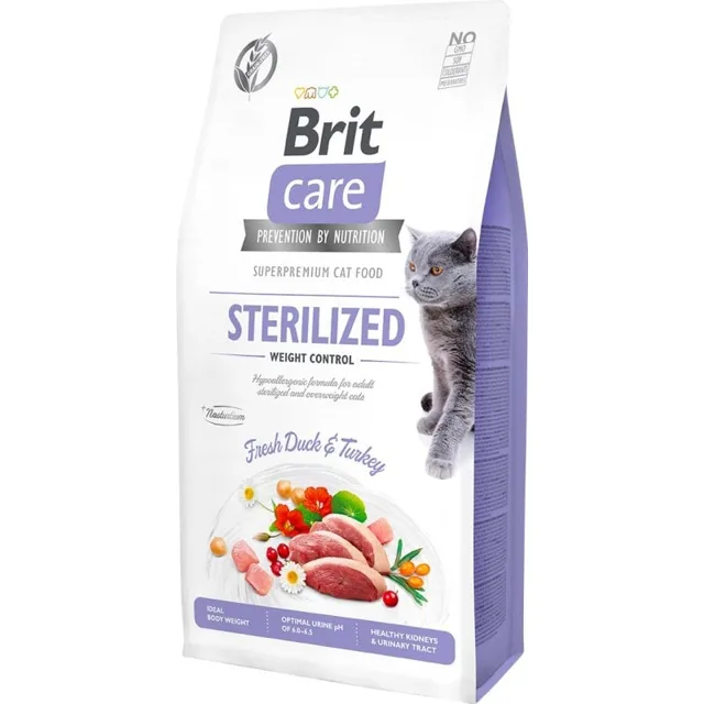 BRIT Care Cat Grain Free Sterilized and Weight Control 2 kg