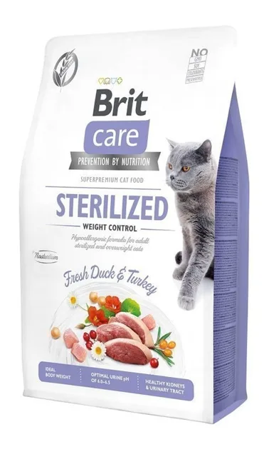 BRIT Care Cat Grain Free Sterilized and Weight Control 7 kg