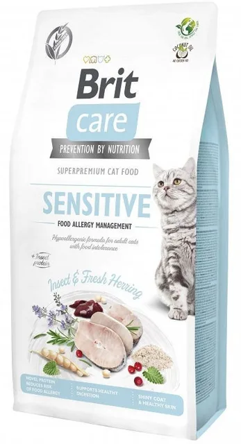 BRIT Care Cat GrainFree Sensitive Food Allergy Management Insect 7 kg