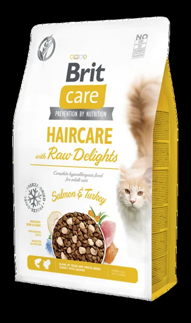 Brit Care Cat Haircare with Raw Delights 2 kg