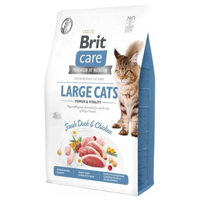 BRIT Care Cat Large cats Power&Vitality granule pro velké kočky, Hmotnost balení: 2 kg