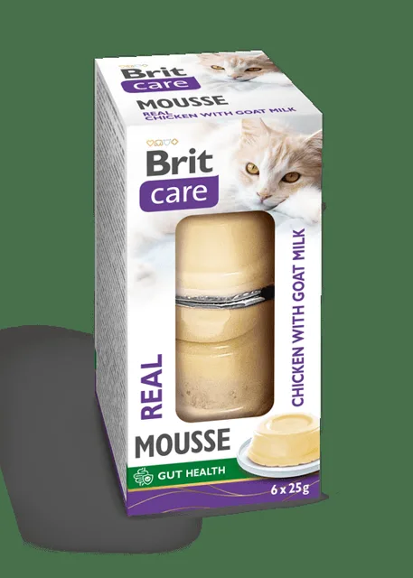Brit Care Cat Mousse Real Chicken with Goat Milk 6 x 25 g