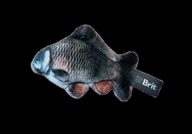 Brit Care Cat plush toy carp with catnip