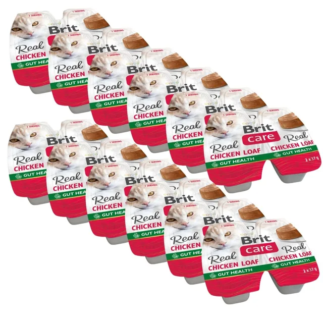 BRIT Care Cat Real Chicken Loaf kuřecí paštika pro kočky 24x37g