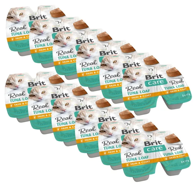BRIT Care Cat Real Tuna Loaf 24x37g Paštika z tuňáka a kuřete pro kočky