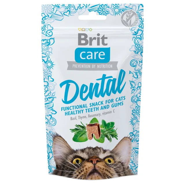 Brit Care Cat Snack Dental - 50 g
