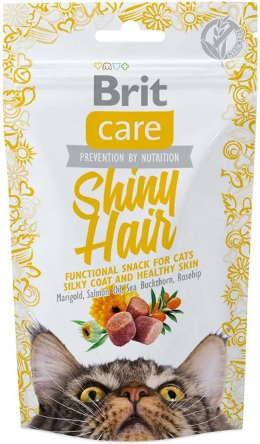 BRIT Care Cat Snack Shiny Hair 50g