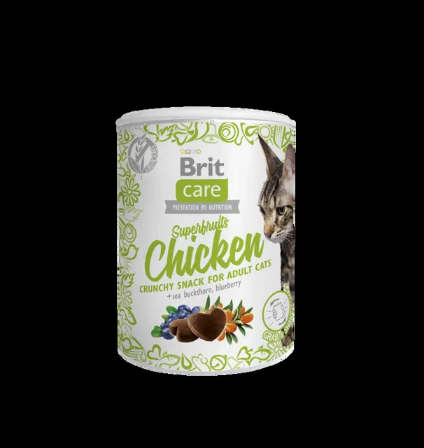 Brit Care Cat Snack Superfruits Chicken 100g