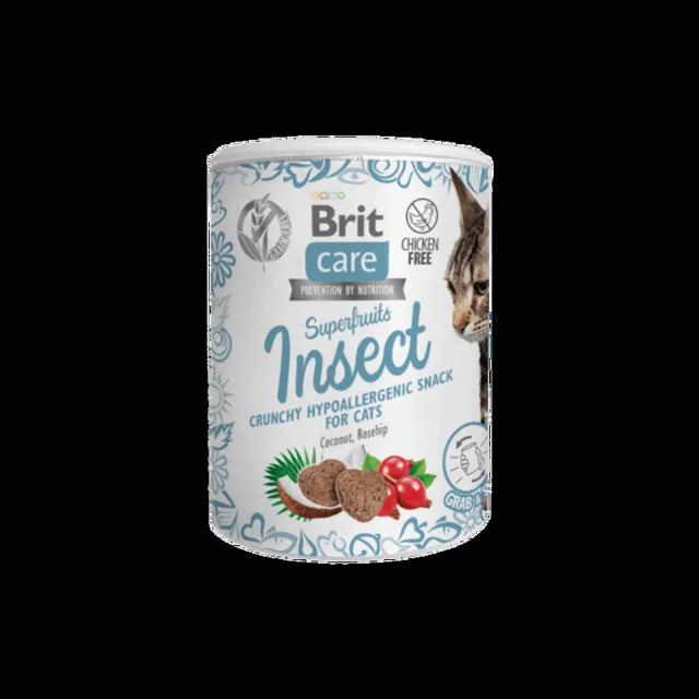Brit Care Cat Snack Superfruits Insect 100g