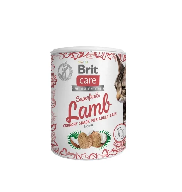 BRIT Care Cat Snack Superfruits Lamb 100g
