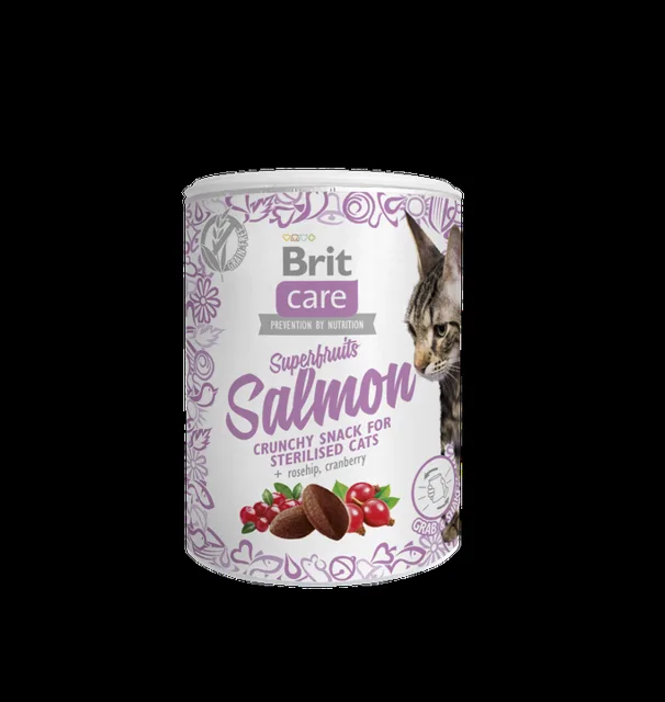 Brit Care Cat Snack Superfruits Salmon 100g
