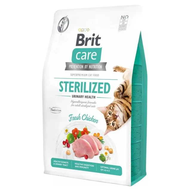 BRIT Care Cat Sterilized Urinary Health granule pro sterilované kočky, Hmotnost balení: 7 kg