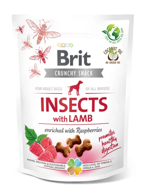 BRIT Care Dog Crunchy Crakcer Insect&amp;Lamb 200g
