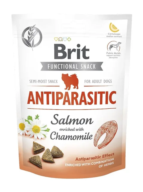 BRIT Care Dog Functional snack Antiparasitic 150g pochoutka s lososem proti parazitům