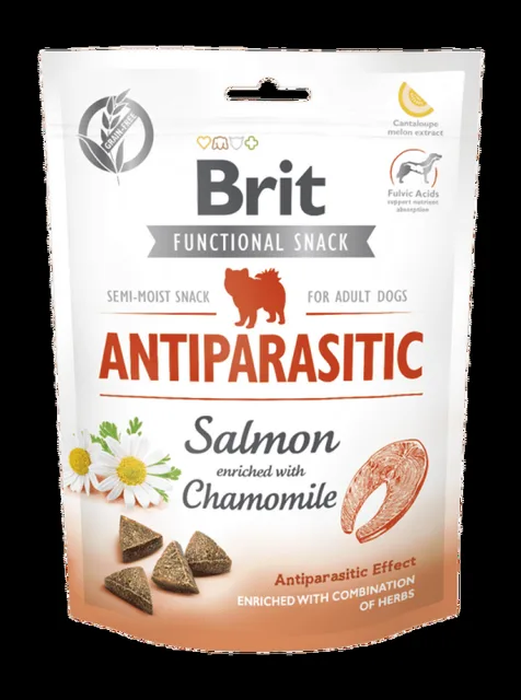 Brit Care Dog Functional Snack Antiparasitic Salmon 150g