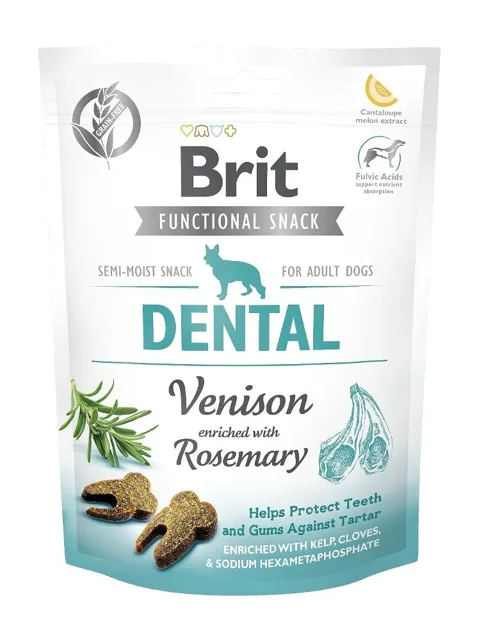 BRIT Care Dog Functional snack Dental Venison 150g