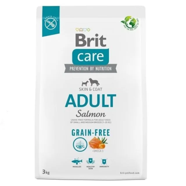 Brit Care Dog Grain-free Adult Salmon 3 kg | P56948