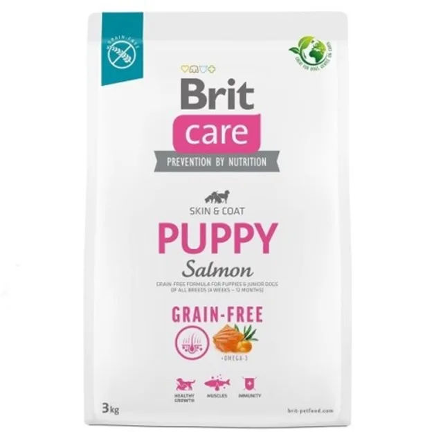 Brit Care Dog Grain-free Puppy Salmon 3 kg | P56974