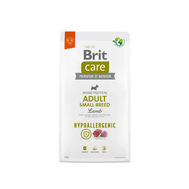 Brit Care Dog Hypoallergenic Adult Small Breed 7 kg