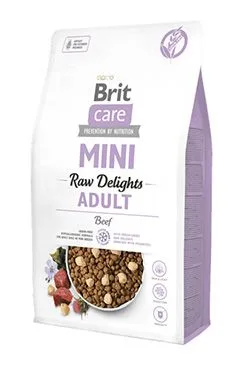 Brit Care Dog Mini Fd Raw Delights Beef 2kg