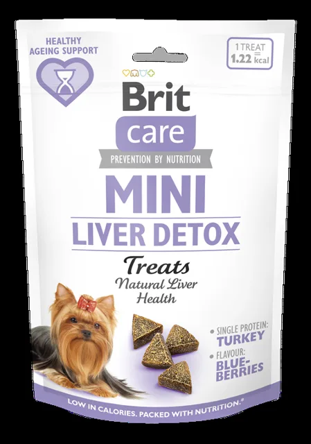 Brit Care Dog Mini treats LIVER DETOX 50 g