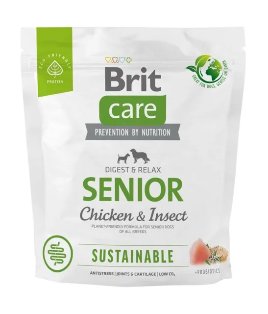 BRIT Care Dog Sustainable Senior Chicken &amp; Insect 1 kg