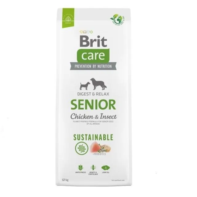 Brit Care Dog Sustainable Senior Chicken & Insect 12 kg | P56944