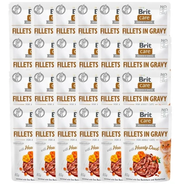BRIT Care Fillets in gravy Helthy Duck 24 x 85 g
