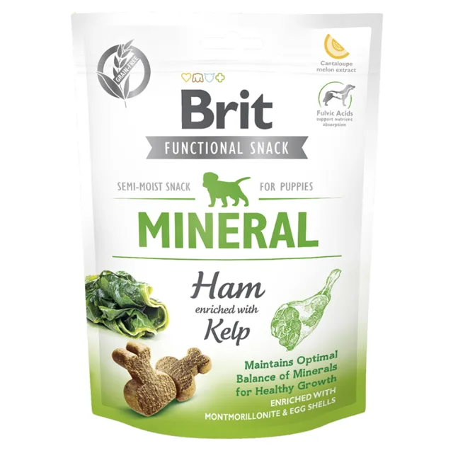 BRIT Care Functional Snack Mineral Ham šunka s kelpou pro štěňata 150 g