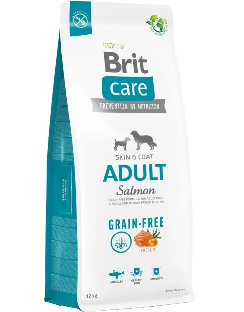 BRIT Care Grain-free Adult granule s lososem 12 kg