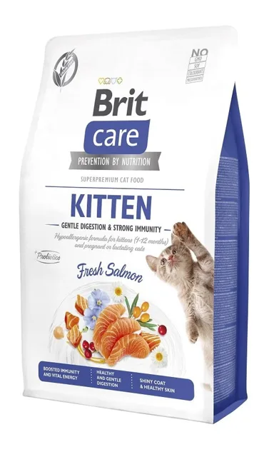 BRIT CARE Grain-Free Kitten Immunity 7 kg losos