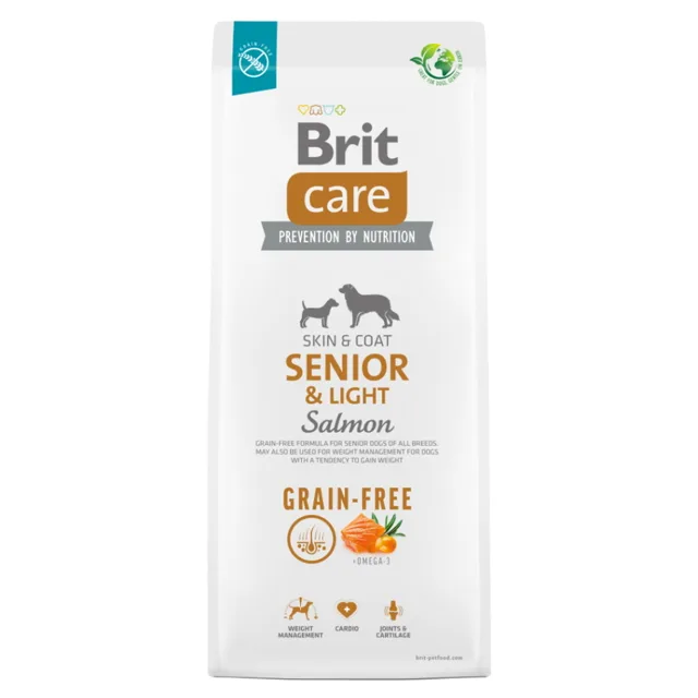BRIT Care Grain-free Senior & Light granule pro psy, Hmotnost balení: 12 kg