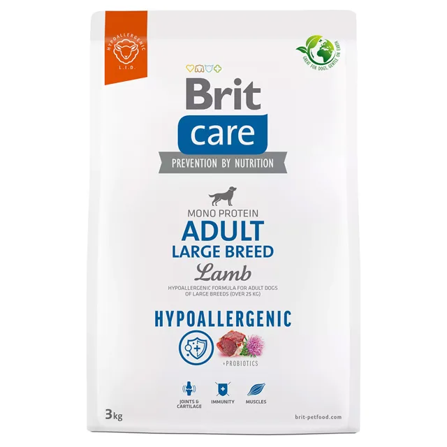 Brit Care Hypoallergenic Adult Large Breed Lamb & Rice - 2 x 12 kg
