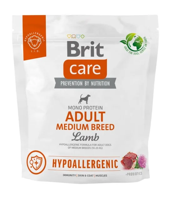 BRIT Care Hypoallergenic Adult Medium Breed 1 kg