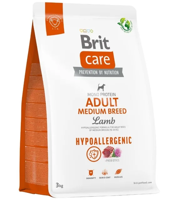 BRIT Care Hypoallergenic Adult Medium Breed 3 kg