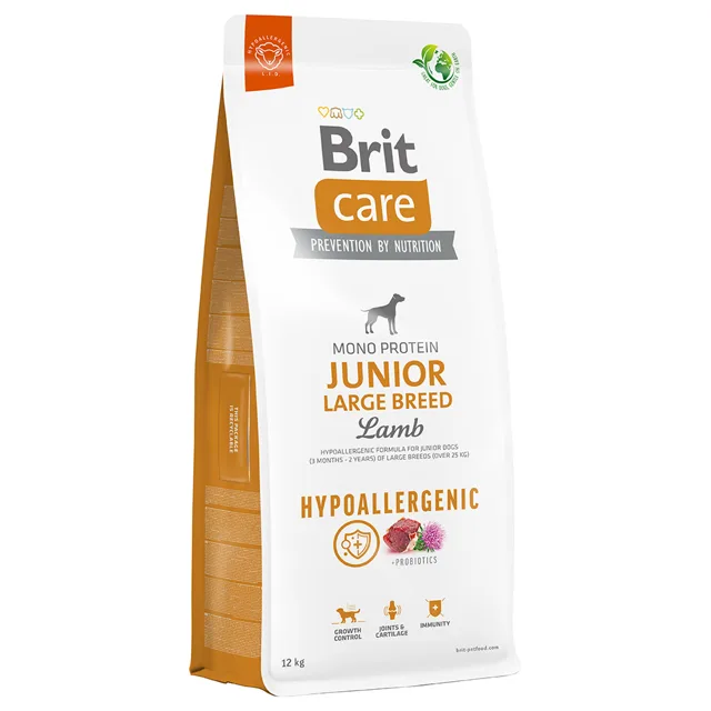 Brit Care Hypoallergenic Junior Large Breed Lamb & Rice - 3 kg