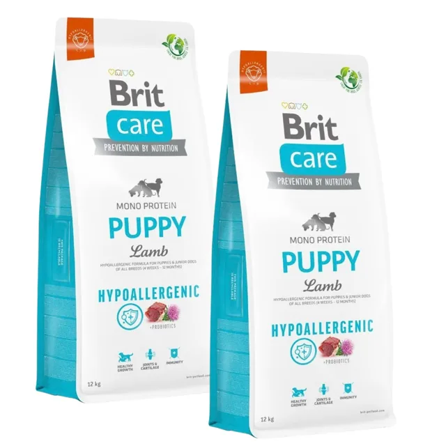 BRIT Care Hypoallergenic Puppy s jehněčím masem 2x12 kg