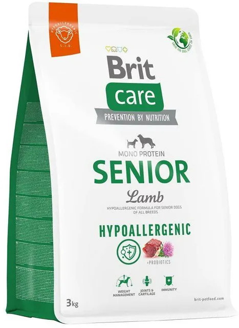 BRIT CARE Hypoallergenic Senior Lamb 3kg