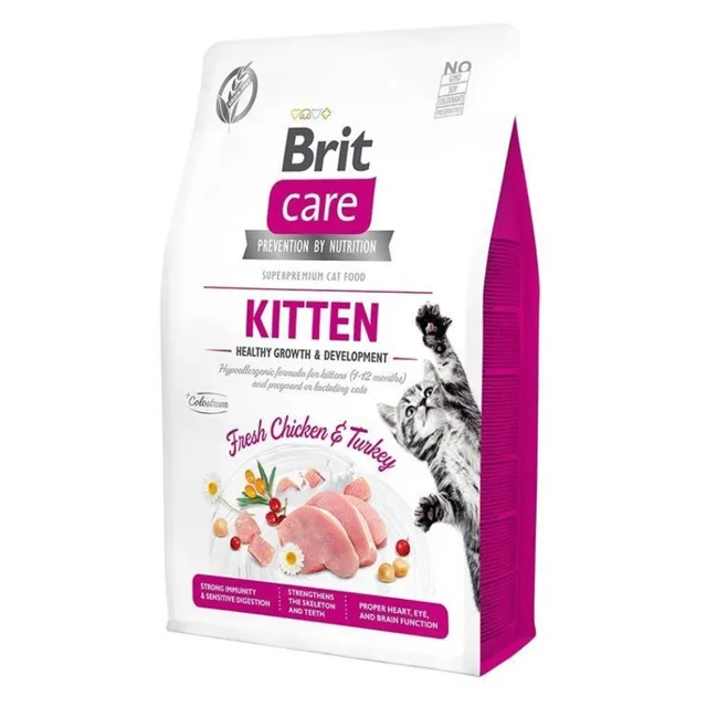BRIT Care Kitten Healthy Growth&Development granule pro koťata a březí kočky, Hmotnost balení: 7 kg