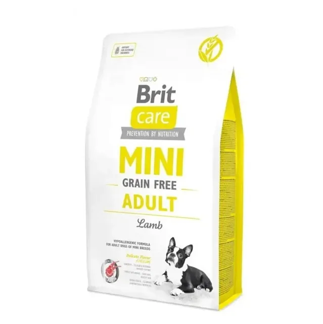 BRIT Care Mini Grain Free Adult Lamb granule pro mini psy, Hmotnost balení: 7 kg