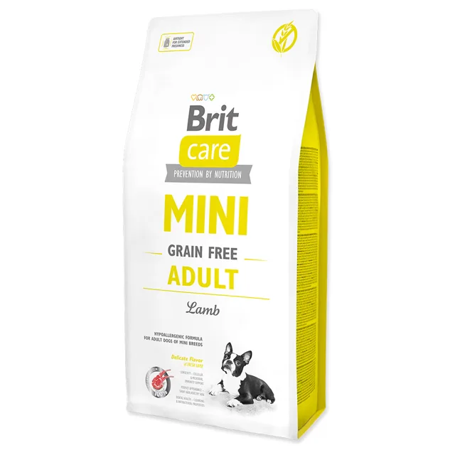 Brit Care Mini Grain Free Adult Lamb - výhodné balení: 2 x 7 kg