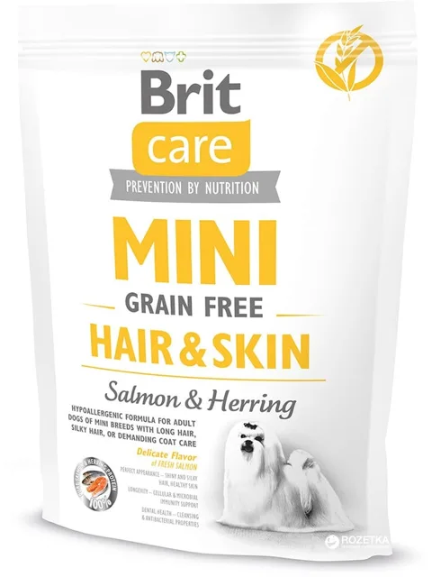 BRIT Care Mini Grain Free Hair &amp; Skin 400 g