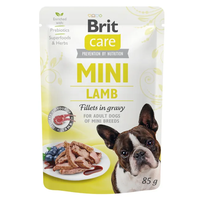 Brit Care Mini v omáčce 24 x 85 g - jehněčí