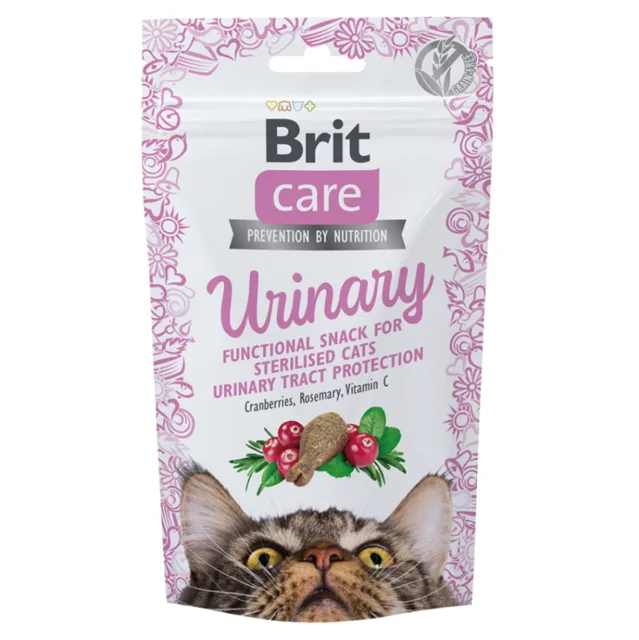 BRIT Care Snack Urinary pro kastrované kočky 50 g
